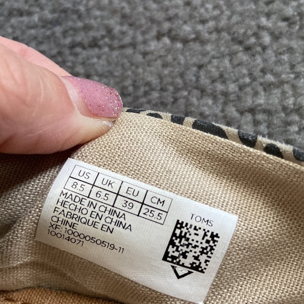 Animal print Toms 8.5 - Picture 2 of 4